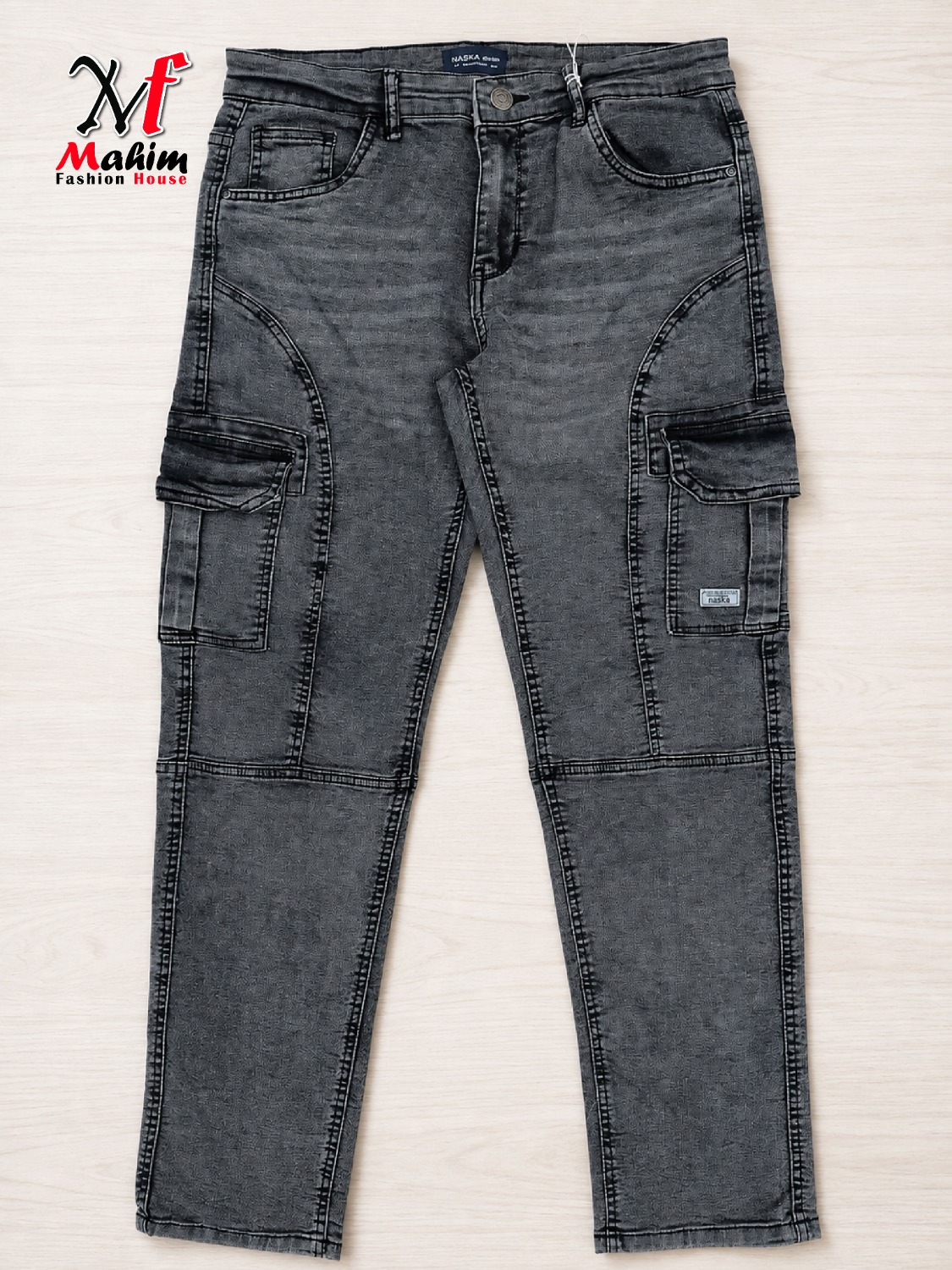 Classic Black Regular Denim Jeans